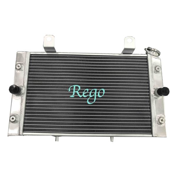 Auto Racing Polished ATV Radiator For YAMAHA RHINO 700 2008-2013 2009 2010 2011 2012