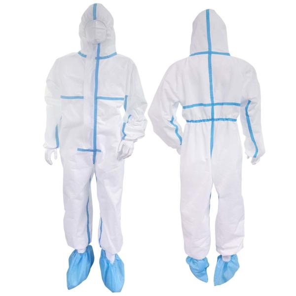 Ткань microporous фильма PP прокатанная PE для coverall PPE
