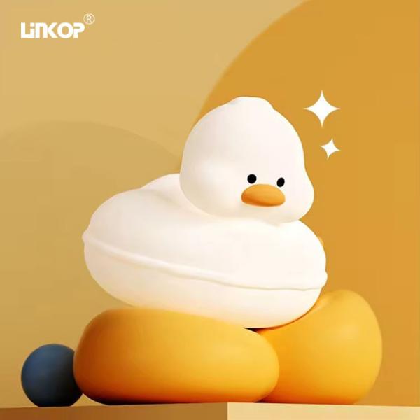 USB Rechargeable Night Light 3000K Waterproof IP33 LED Bedside Lamp