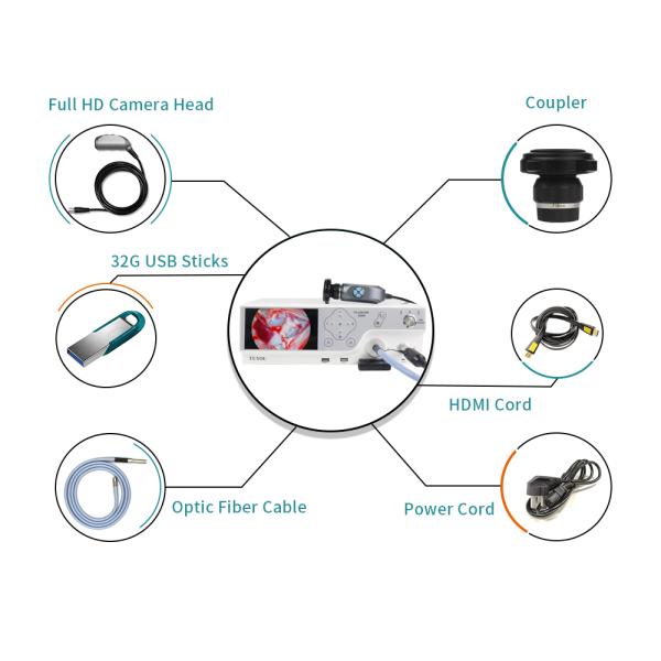 Manufacture FHD 3 In 1 Integrated Medical Endoscope Camera System for Laparoscopy Surgery