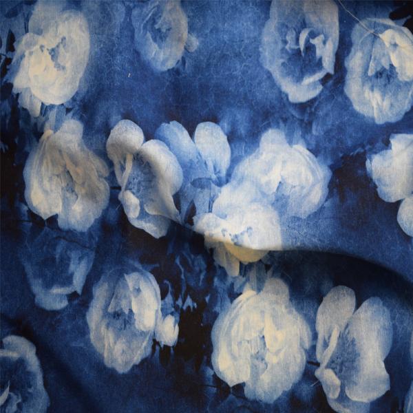 Сплетенный печати смеси вискозы ткани 70% Tencel Twill мягкой Тюль твердый покрашенный