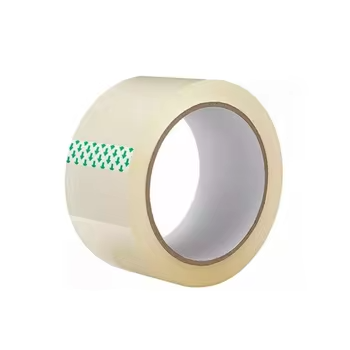 48mm Width Single Sided Silicone Adhesive BOPP Clear Packing Tape Waterproof Sealing Packaging Tape for Bag Use