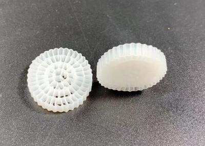 HDPE Mbbr Carrier Bio Filter For Fish Farm Suspended Beds 25x4MM