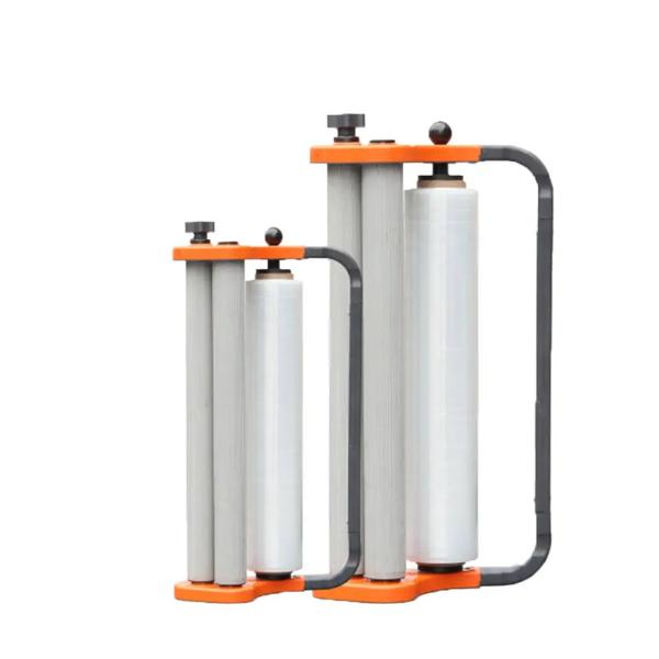 12-20 Inch 300-500mm Width Transparent Colorful Plastic Film Wrapper Manual Stretch Film Holder Dispenser