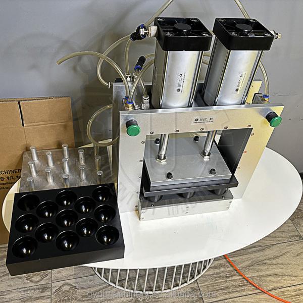 Máquina de banho pneumático de alta produtividade com moldes de 16 peças e preço acessível