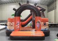 château sautant gonflable de bateau de pirate de 5.5m combiné pour les enfants adultes