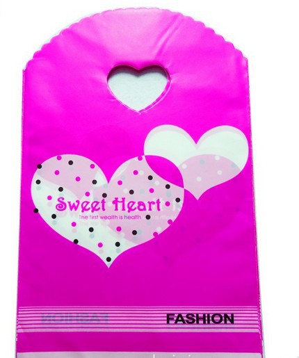 Белые мешки ручки для ходить по магазинам, подгонянный упаковывать пластичных мешков PE логоса