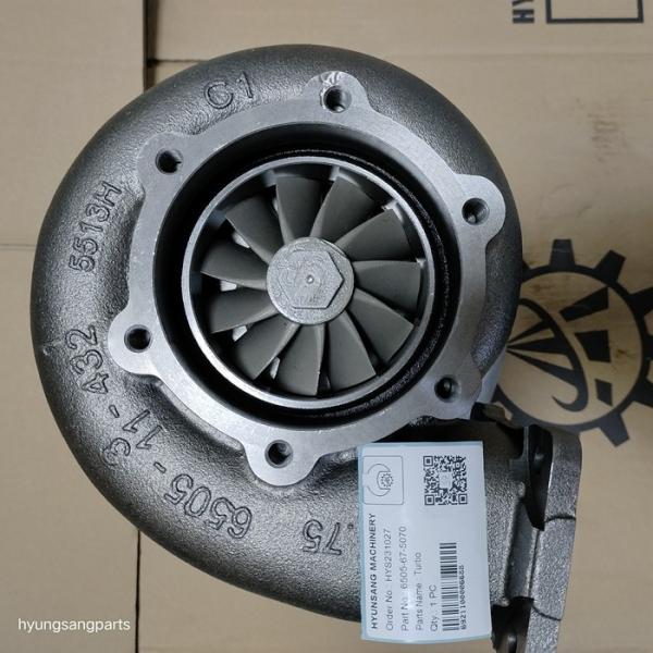 Hyunsang excavadora piezas de repuesto Turbo 6505-67-5070 6505675070 6505-67-5080 6502-52-5040