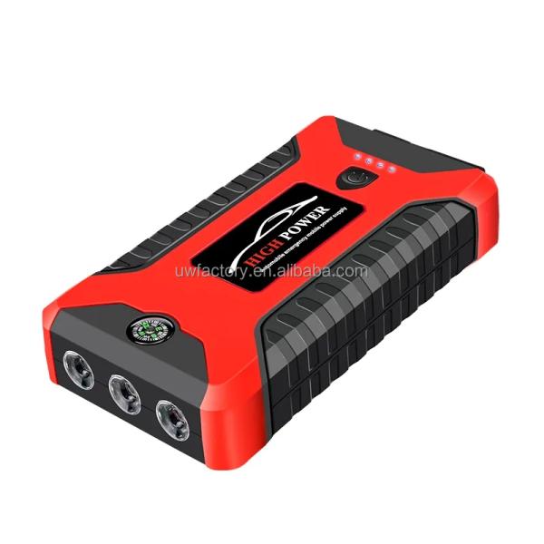 Portable 12V Car Emergency Start Power Car Jumper Starter with Pure Sine Wave Inverter Type and 225kWh Storage Capacity