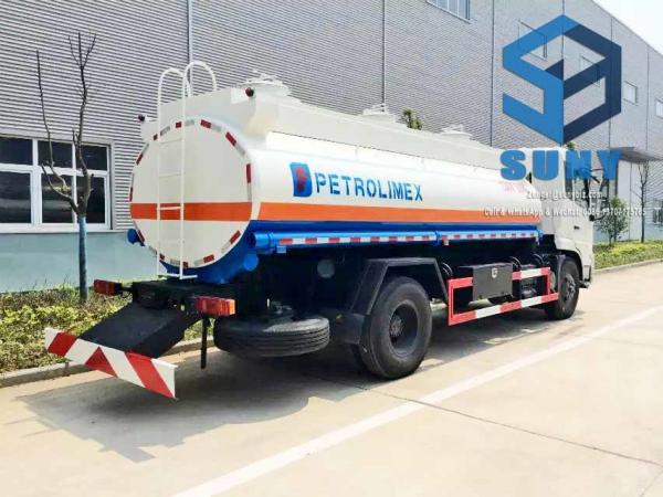 12000 Liters Oil Tank Truck 190 hp DONGFENG 4x2 Carbon Steel Fuel Tanker Vehicle