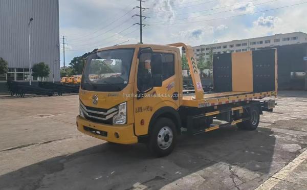 Factory Heavy Duty 8 Ton Tow Truck Wrecker Flat Bed Towing Road Rescue Recovery Truck Tilt Tray Tow Trailer Truck
