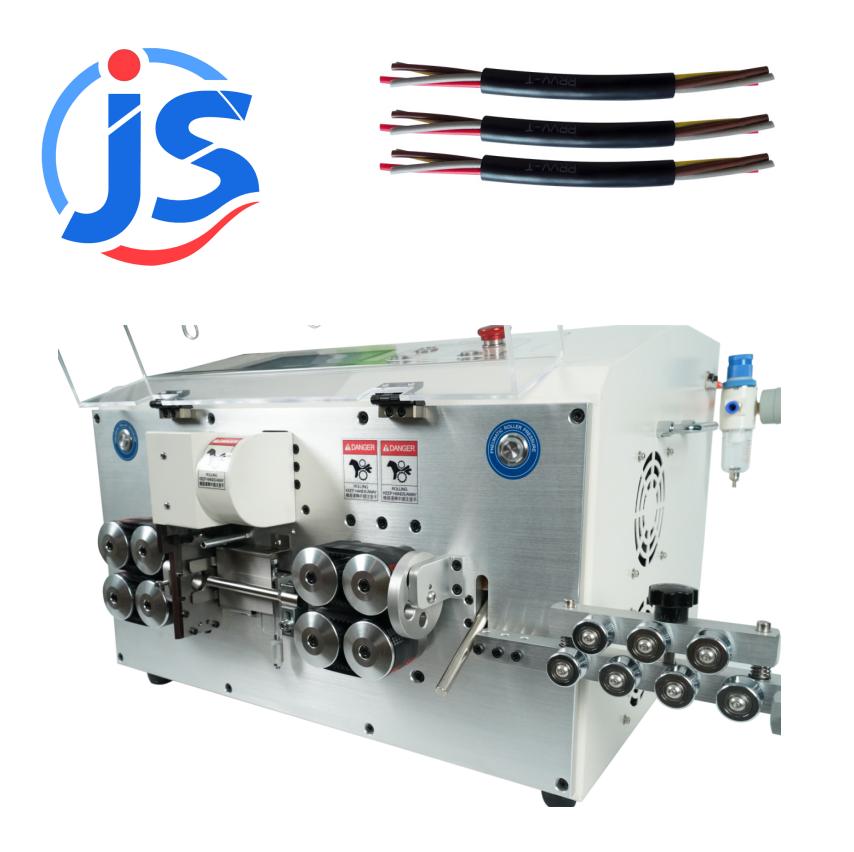 Accelerated Round Sheath Inner and Outer Double Layer Peeling Machine 650W Multi Functional Metal Stripping Peeling Machine
