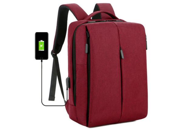 Anti - Wear Custom Logo Backpack , Multi Functional Business Travel Backpack