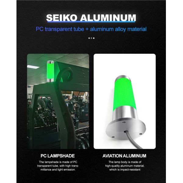 Luz de torre LED de baliza para máquina herramienta CNC, tres colores, PMMA, 70000 horas de vida útil