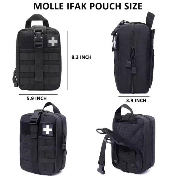 74 штуки обновление тактическая молле ифак травматический аптечка первая помощь сумка разорвать подать пополнение припасов для выживания кемпинг пешие прогулки тра