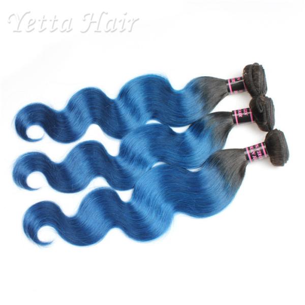 8A Colored Ombre Human Hair Extensions Full Cuticle Virgin Hair
