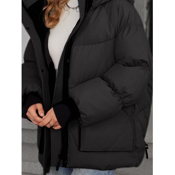 Oversize Lightweight Puffer Jacket Women Down Filling Down Parka Women