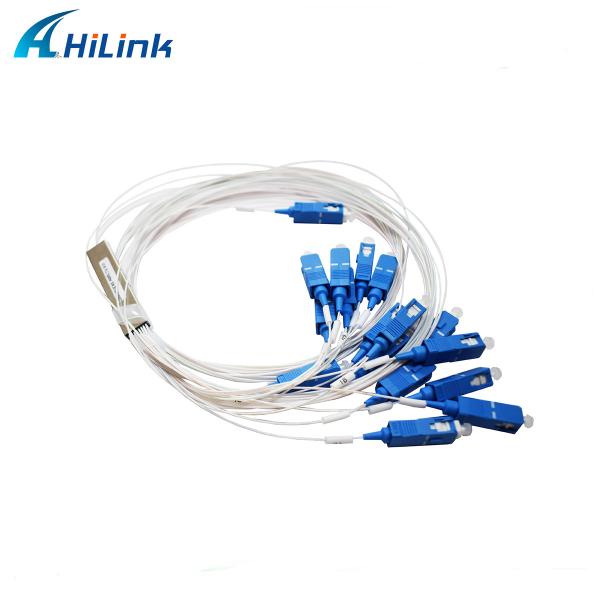 соединители SC UPC волокна трубки 0.9mm SM оптически Splitter PLC 1X16 стальные