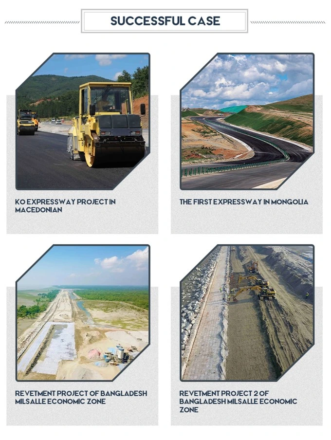 Geomembrana compuesta antiperforación anti-seca en ingeniería geotécnica y de construcción