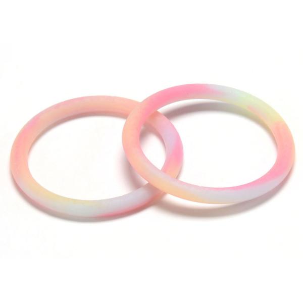 Young Style Embossed Silicone Bracelets Advertising With Personalized Logo