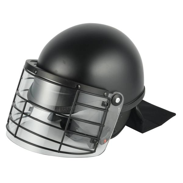 Impact Resistant Anti Riot Tactical Helmet Ergonomic With Metal Mesh Visor