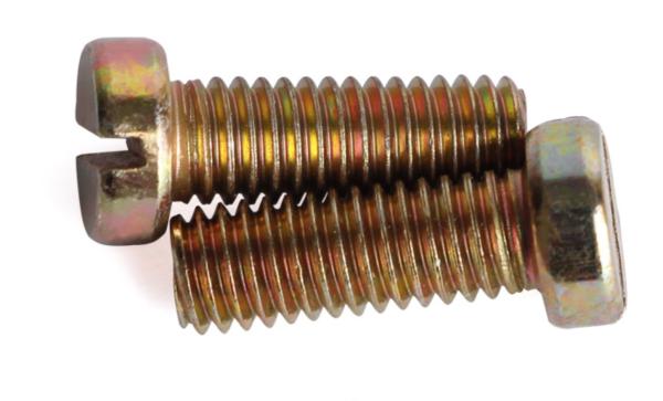 Yellow Chromate Plated Steel Slotted Drive Fillister Head Machine Screws Steel Fillister Head Slotted Screw