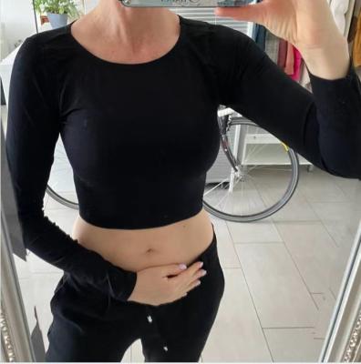 Running Gym Yoga Sport Set Women Sports Long Sleeve Bra Pants Leggings HH16