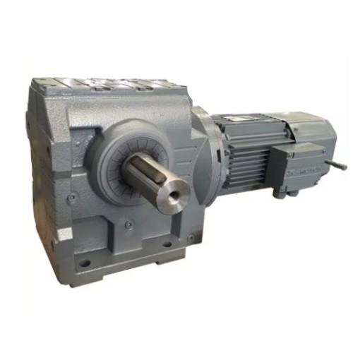 Industrial Heli Worm Geared Motor S Series Parallel Shaft Helical Gearbox