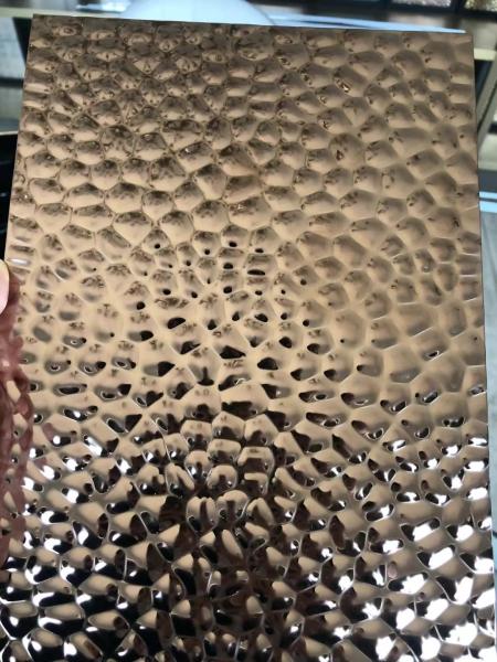 Honeycomb Stamped Decorative Stainless Steel Plate Sustainable