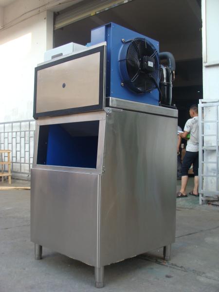 Stainless Steel Automatic Ice Maker Machine R22 Refrigerant For Fish Ship