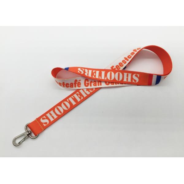 Popular heat transfer printing  lanyards with plastic backle  for exhibitions