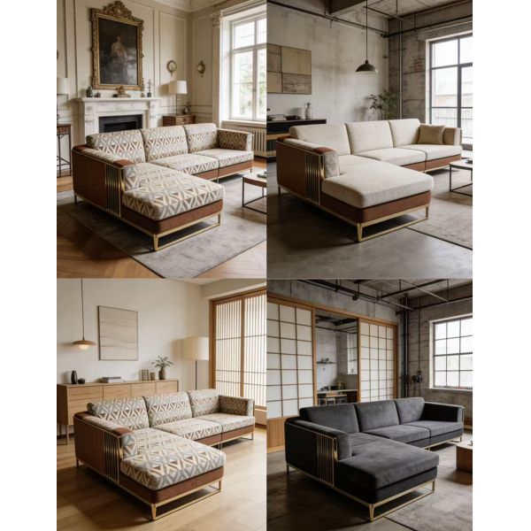 430GSM polyester Gemetry Jacquard Fabric For Home Decoration