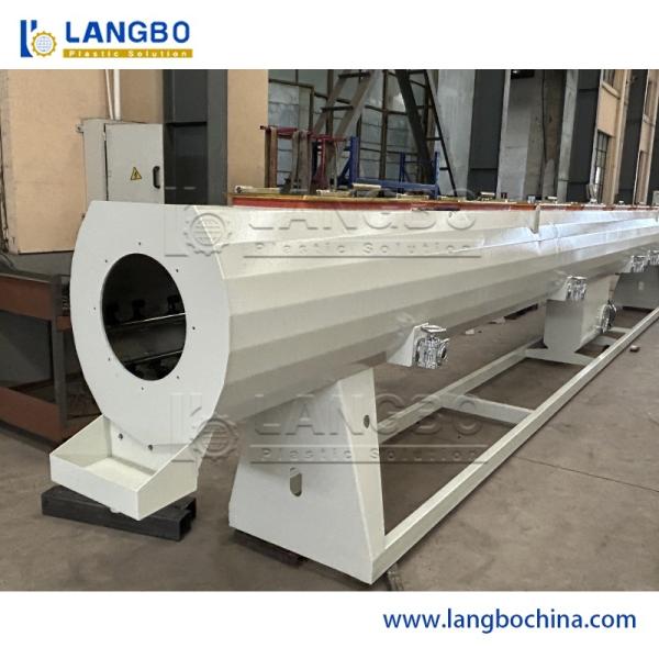 PVC Pipe Extrusion Line with Twin Screw Extruder for 75-250mm Pipe Diameter Full-Automatically Production