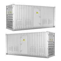 Centrale électrique de stockage à batterie de 20 pieds Systèmes commerciaux de stockage d'énergie à batterie de 500 kW