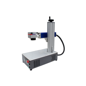 Air Cooling Fiber Laser Marking Machine With Rotating Shaft Marker For Metal 20w 30w 50w