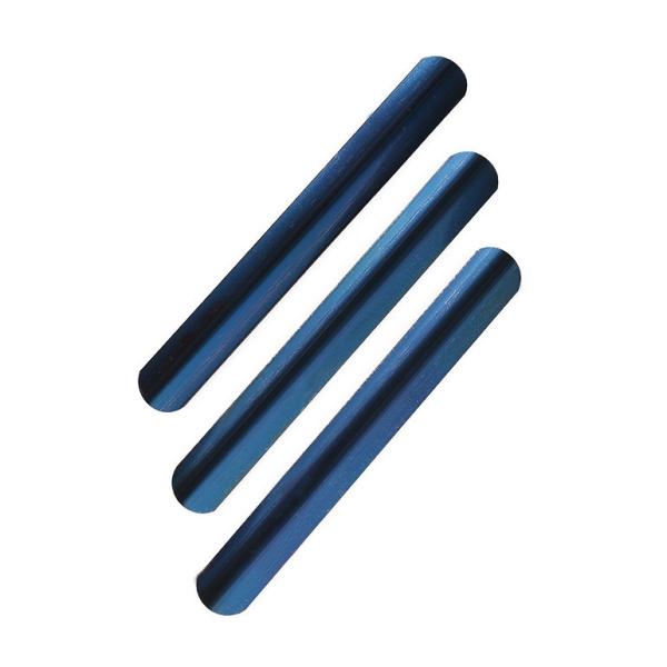 Galvanized Curved High Carbon Spring Steel Strip With Blue Color 65Mn Steel Material