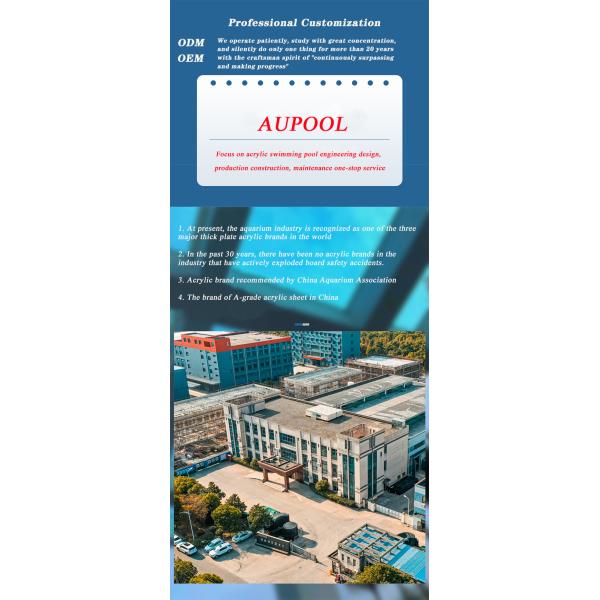 Прозрачный прозрачный бесконечный акриловый стенный наружный полиэстерный бассейн для семейного развлечения