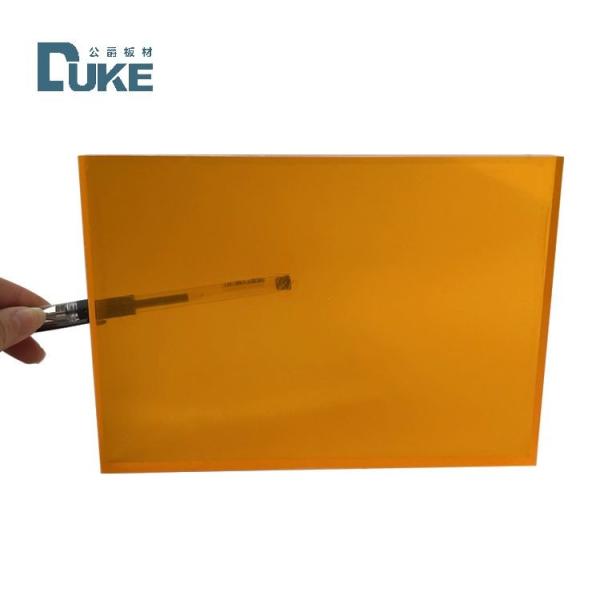 Customizable Fluorescent PMMA Sheet High Quality Acrylic Panel for LED Advertising Light Box Signs