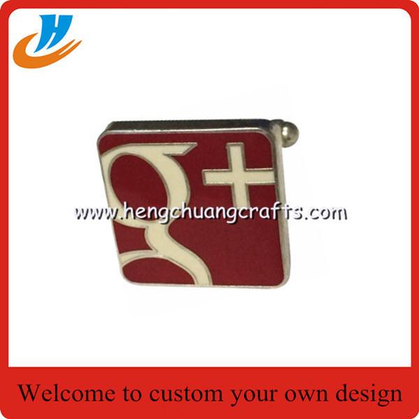 Factory custom flag cufflins,brass material men's T-shirt cufflinks