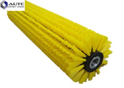 O rolo industrial de nylon personalizado dos PP do tamanho escova a escova de fio cilíndrica que umedece a escova espiral do rolo