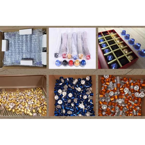 Factory Direct Aluminum Foil Coffee Capsules Compatible With Self Adhesive Lids