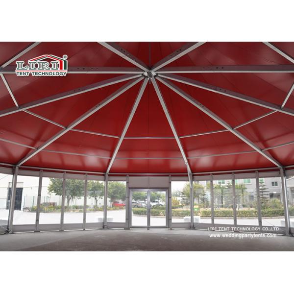 Constante de luxe de tentes incluses rondes de crête élevée avec résistant UV
