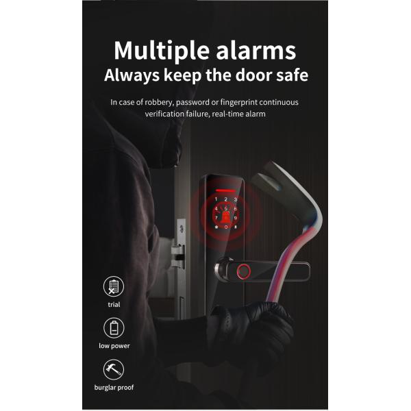 S811 Wifi Lock Tuya Zigbee TTlock Биометрический отпечаток пальцев Умный цифровой дверной замок