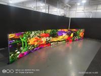 Tipo armário alugado interno da curva do painel 500x1000mm do diodo emissor de luz de F P3.91 4K 3840Hz