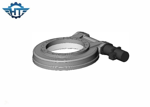 Auto que trava a movimentação solar do pântano com o motor 24VDC para o único sistema horizontal do enlace da linha central