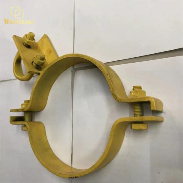 Braçadeira da terra arrendada do relatório do cilindro de KOMATSU PC120 das peças da máquina escavadora para a máquina escavadora