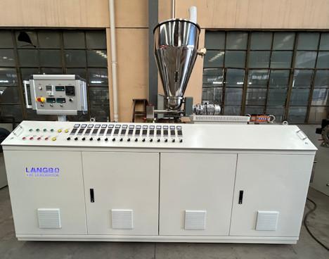 Fast High Speed PE PP HDPE PVC PPR Plastic Water Gas Supply Drainage Solid Wall Pipe Hose Tube Making Machine Production