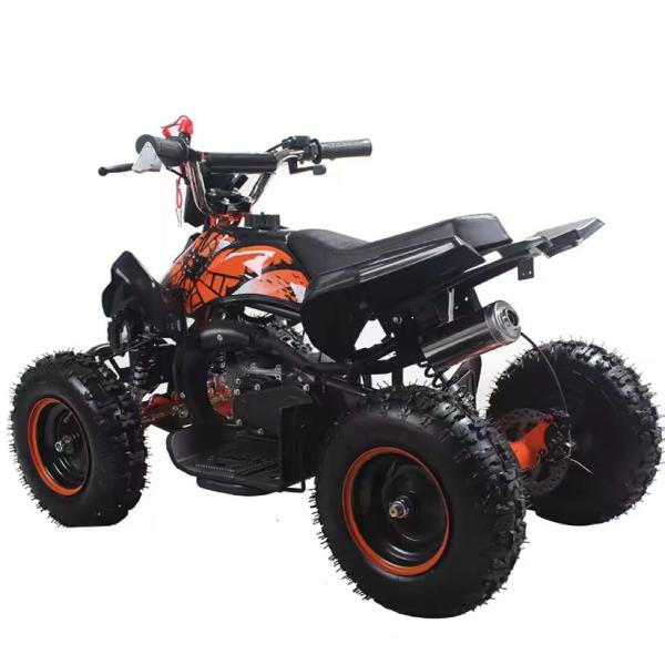 CE Certified 49cc 4 Stroke Gas Powered Kids Quad Bike with Disc Brake and High Voltage