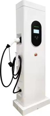 7kw 11kw 22kw Type1 Type2 GBT Floor Mounted EV Charging Station 32A With Double Gun