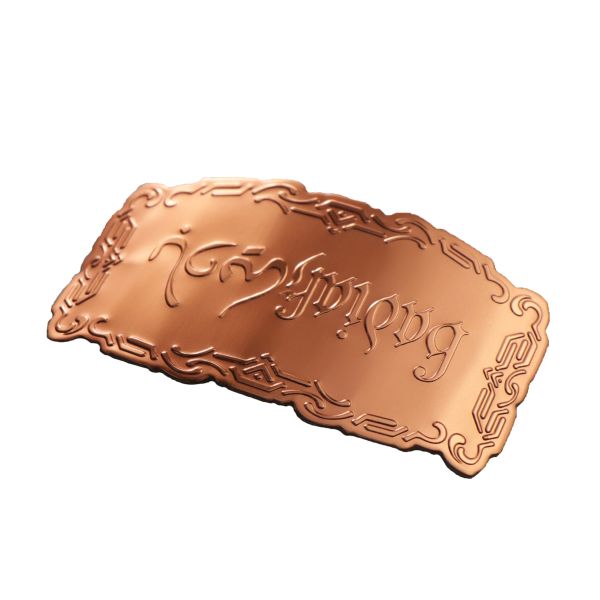 Versatile Custom Embossed Label Wear Resistant Metal Logo Labels